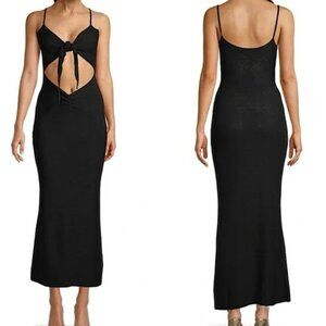 DANIELLE BERNSTEIN, Knot-Front Cutout‎ Maxi Dress Size L. With Tags.